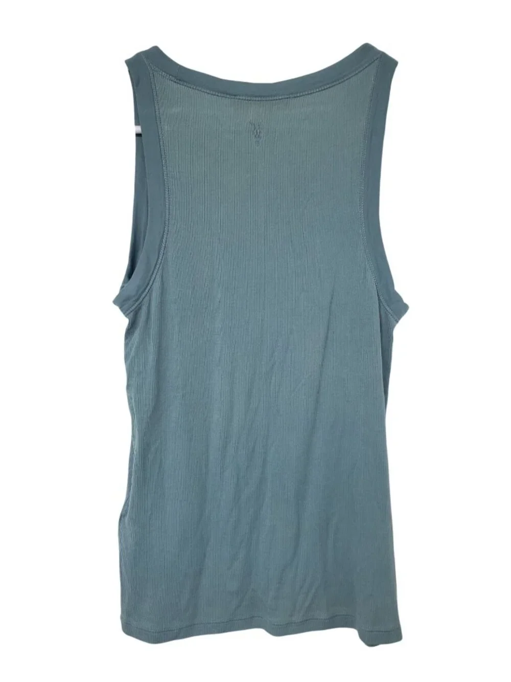 All Saints Light Blue Ribbed Tank Top Rink Tank US 6 Allsaints - Picture 9 of 11
